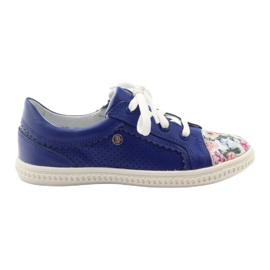 Scarpe da bambina fiori Bartek 15524 bianco viola blu rosa verde