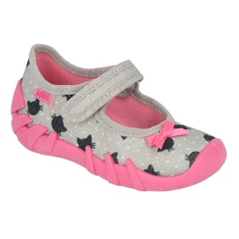 Scarpe da bambino Befado speedy 109N247 nero rosa argento