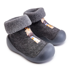 BEFADO S.A. Pantofole per bambini Niechodki Befado 002P024 Grigio