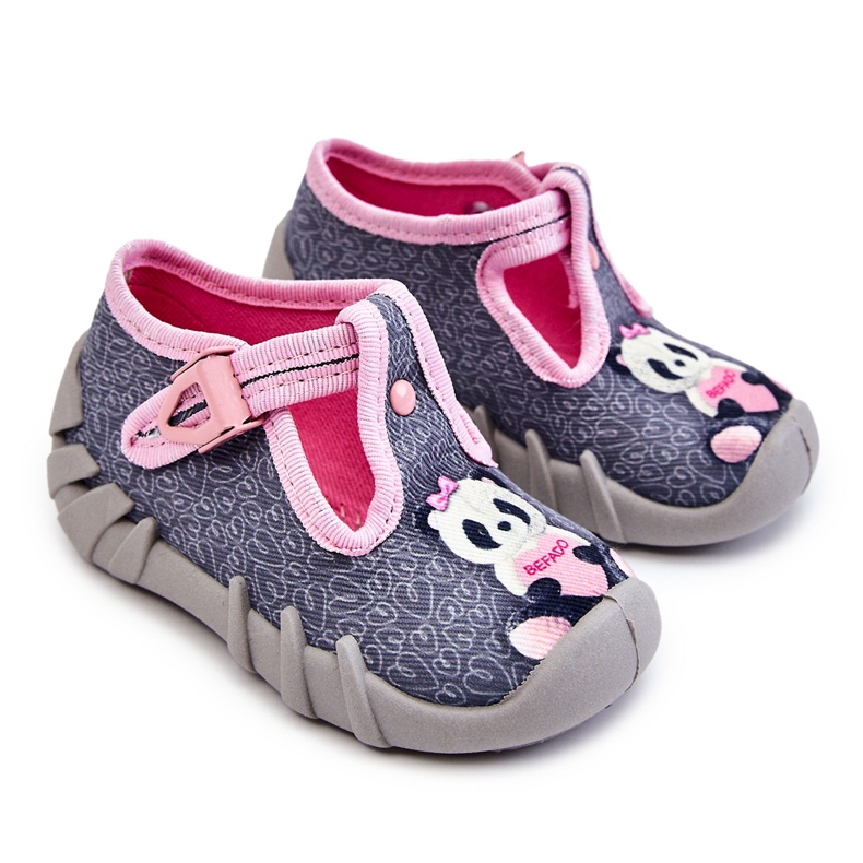 BEFADO S.A. Scarpe Pantofole Befado Pandy 110P470 Grigio-Rosa