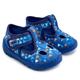 BEFADO S.A. Scarpe Pantofole Befado Triangoli 533P023 Blu