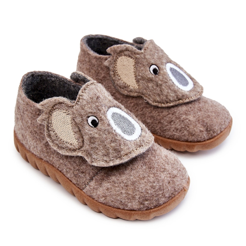 BEFADO S.A. Pantofole per bambini Befado Koala 620P002 Beige marrone