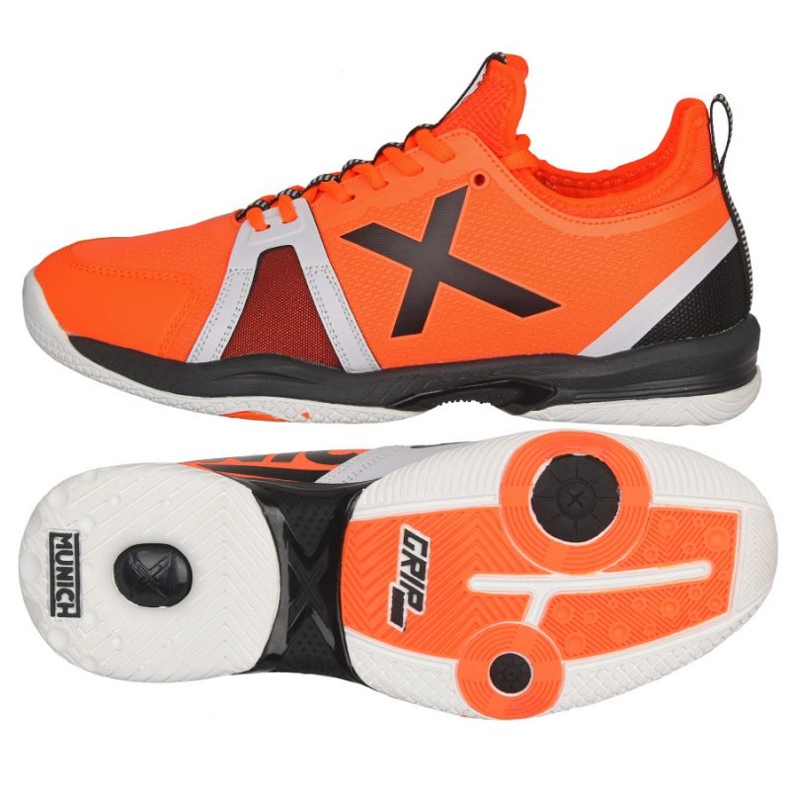 MUNICH Attack 04 4045004 scarpe da pallamano arancia arance e rosse