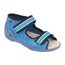 Scarpe per bambini gialle Befado 350P025 blu navy blu