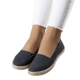 Espadrillas nere Amiral da donna nero