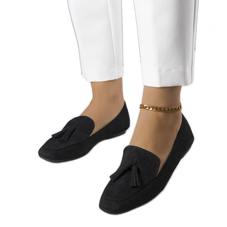 PA1 Ballerine Cillian in ecopelle nera nero