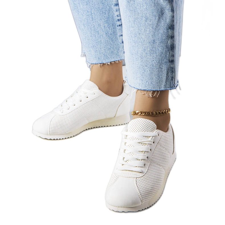 PA1 Sneaker traforate bianche di Braelyn bianca