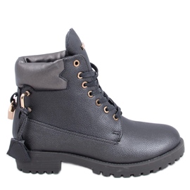 Stivali con lucchetto Glenn D.GREY grigio