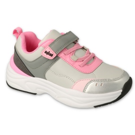 Scarpe per bambini Befado 516X254 rosa argento grigio