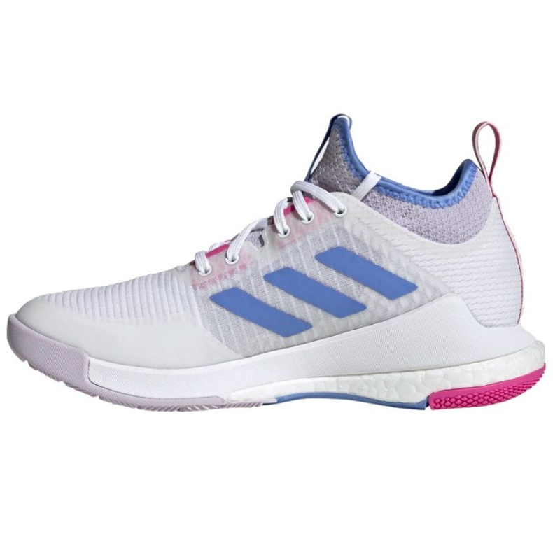 Scarpe da pallavolo adidas CrazyFlight Mid M HQ3489 bianca bianca