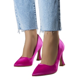 BM Décolleté con tacco a clessidra rosa Otto