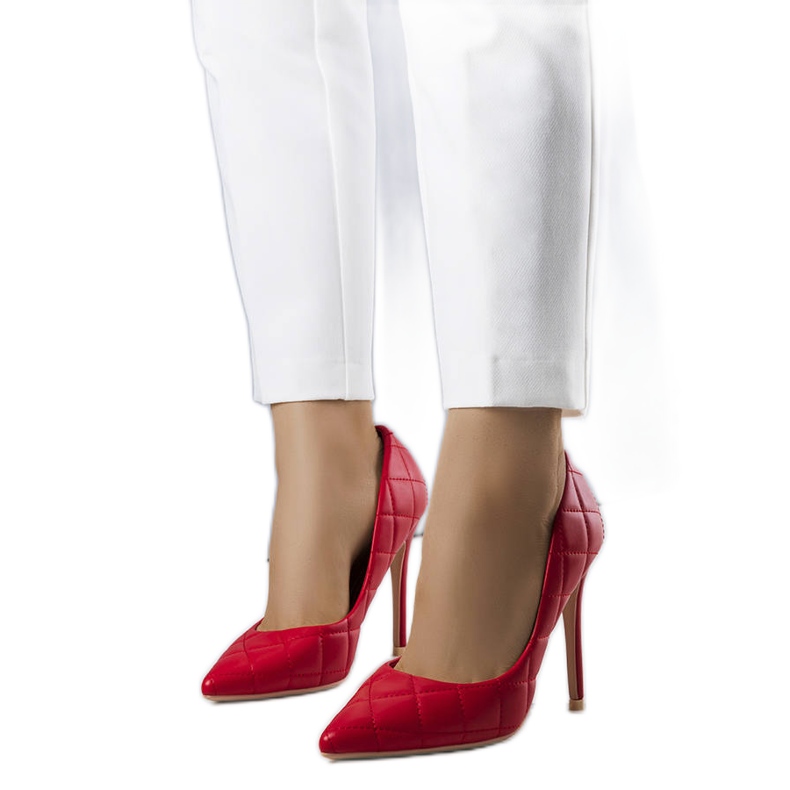 BM Tacchi trapuntati rossi Lore rosso