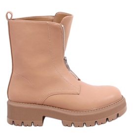 Stivali militari Laura Camel beige