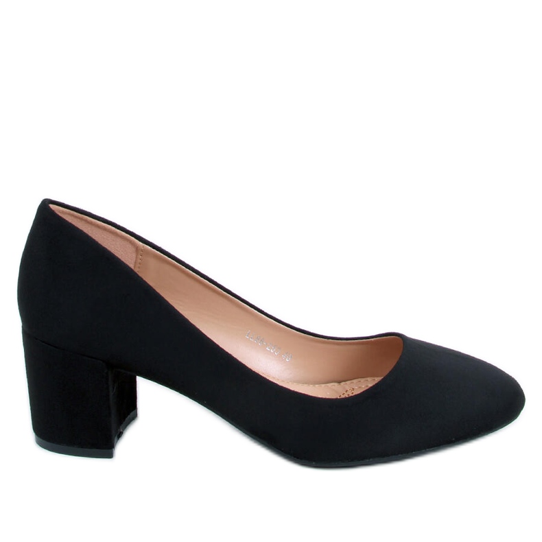 Décolleté con tacco basso di Louise Black nero