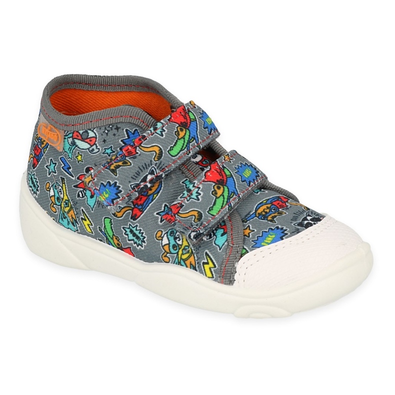 Scarpe da bambino Befado arancioni 212P079 grigio multicolore