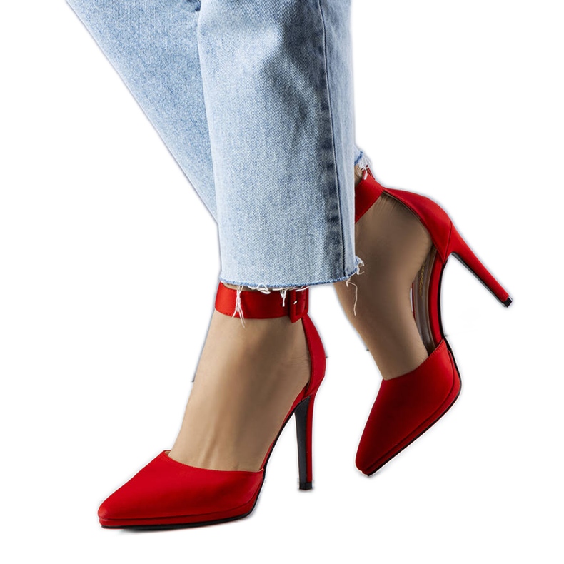 PA1 Rosso elegante Gerardo tacchi alti