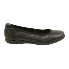 Comode ballerine Caprice in pelle 22150-20 022 Nappa nera nero