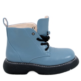 BM Gaia Stivali martensiaki blu