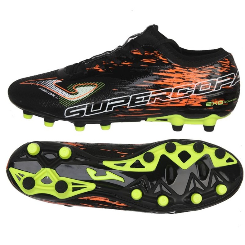 Scarpe da calcio Joma Super Copa 2301 Fg M SUPS2301FG nero nero