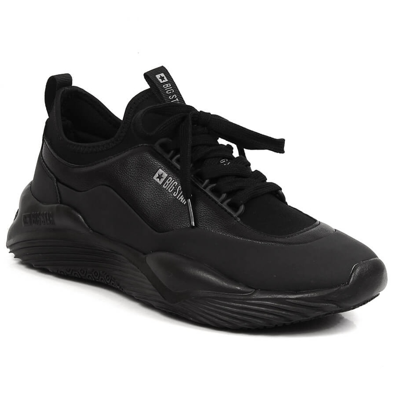 Scarpe sportive da uomo nere Big Star LL174149 nero