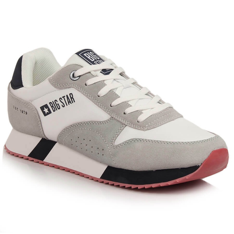 Scarpe sportive da uomo Big Star LL174160 bianche beige bianca
