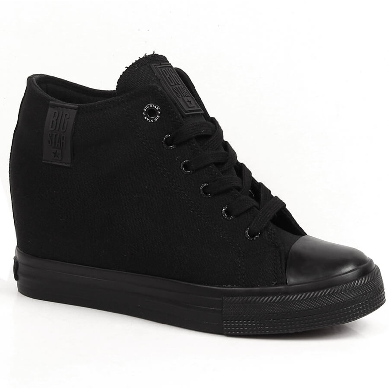 Sneakers nere da donna con zeppa Big Star LL274034 nero