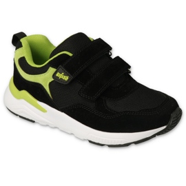 Scarpe per bambini Befado 516Y245 nero verde