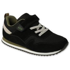 Scarpe per bambini Befado 516Y221 nero verde