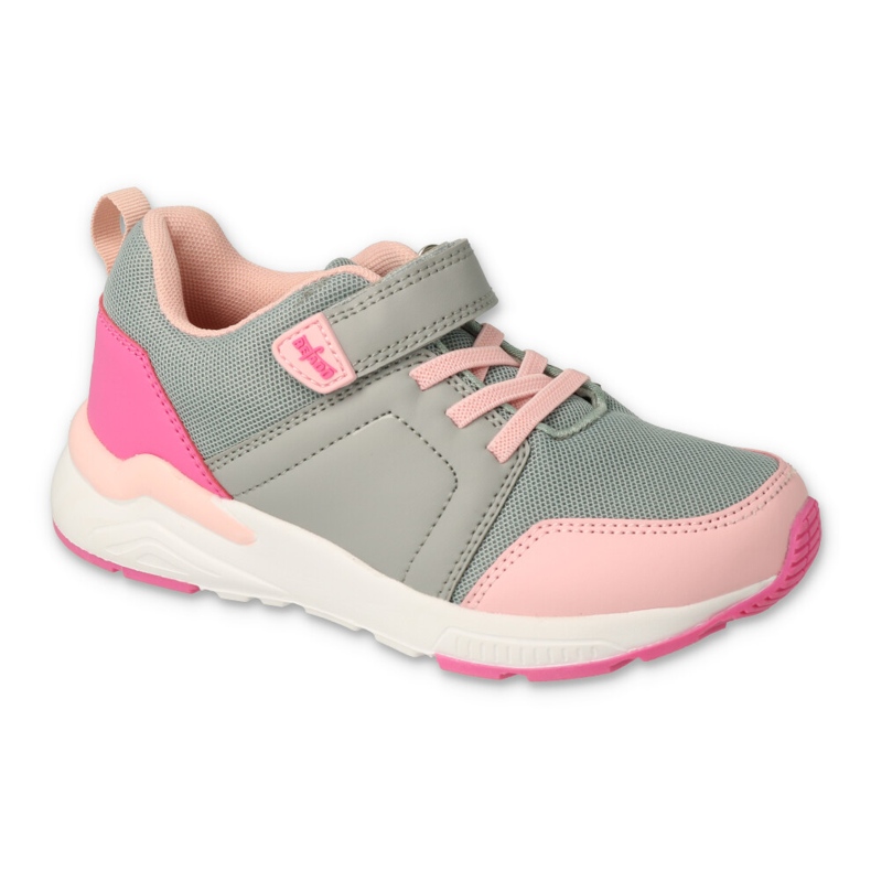 Scarpe per bambini Befado 516Y164 rosa grigio