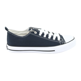 American Club Sneaker blu navy LH06 bianca