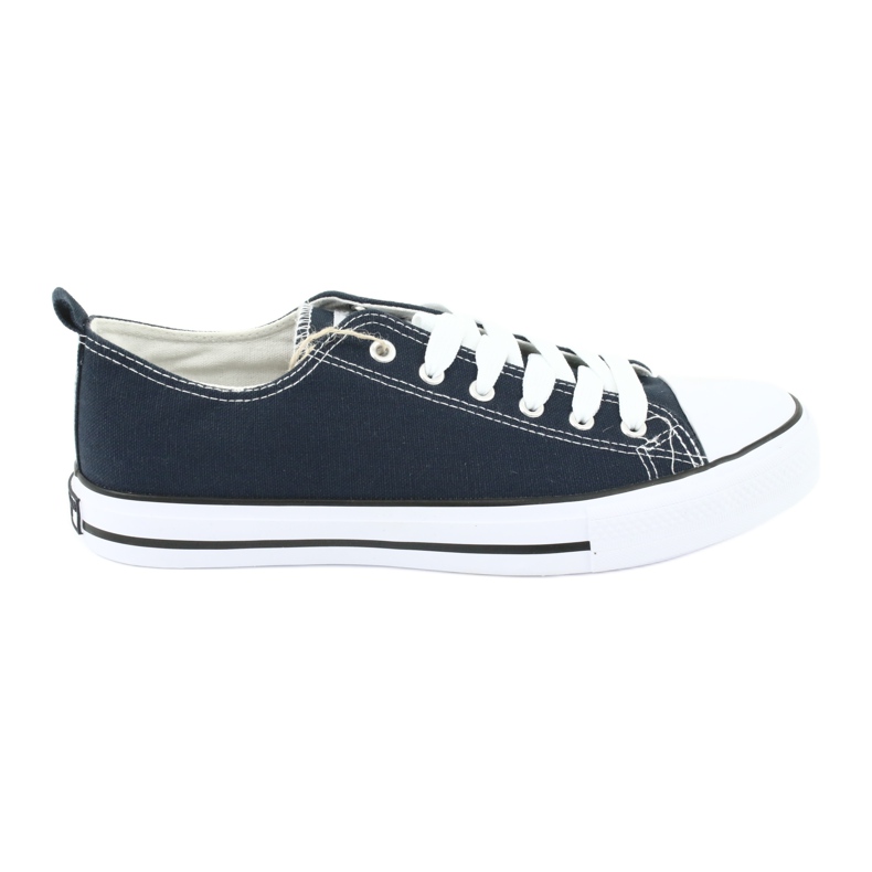 American Club Sneaker blu navy LH06 bianca