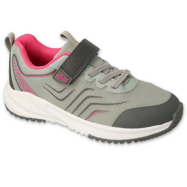 Scarpe per giovani Befado 516Q208 rosa grigio