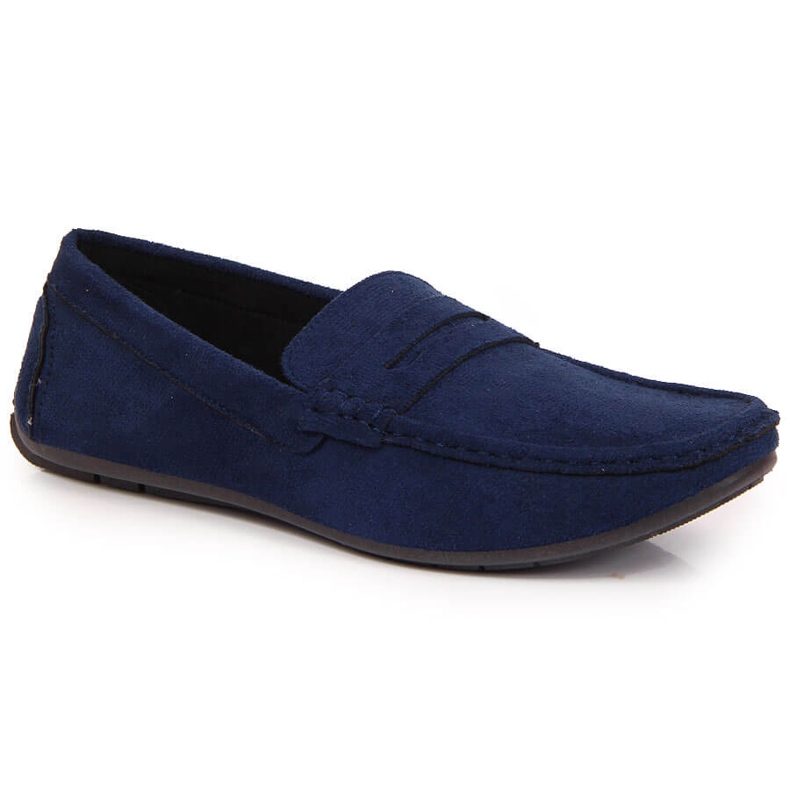 News NOVITA' mocassini slip-on da uomo blu navy