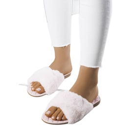 Ciabatte Karsyn rosa con pelliccia