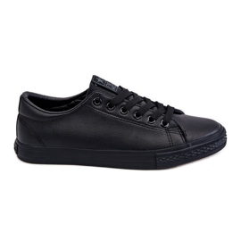 News Sneakers Classiche Con Lacci In Pelle Da Donna Nere Misima nero