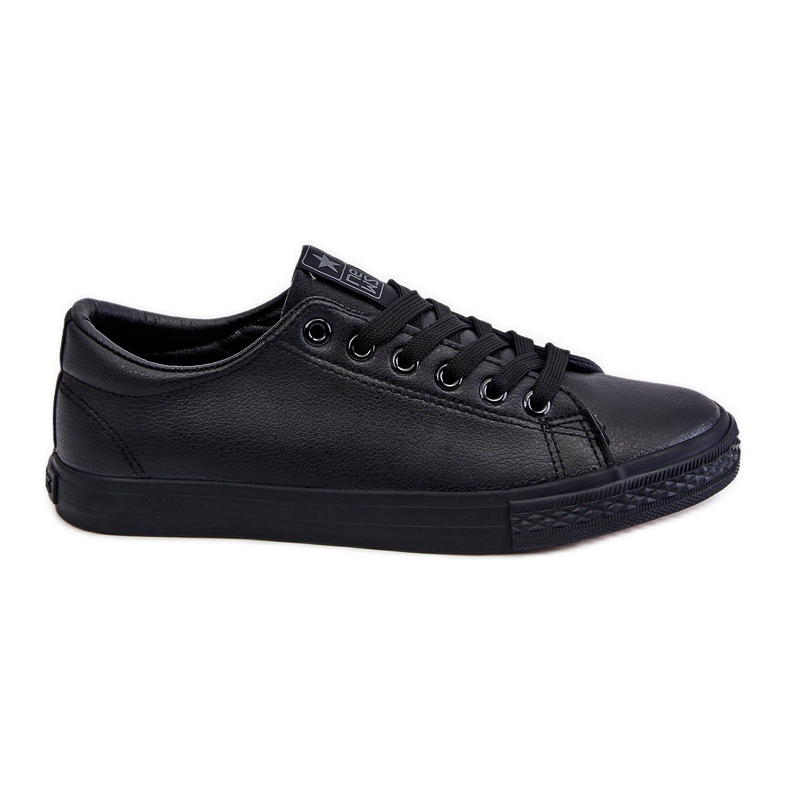 News Sneakers Classiche Con Lacci In Pelle Da Donna Nere Misima nero