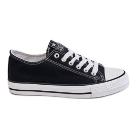 News Sneakers classiche da donna Ecoma nere e bianche bianco