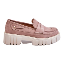 Scarpe Senza Lacci Da Donna In Camoscio Marrone Chiaro Fiorell beige