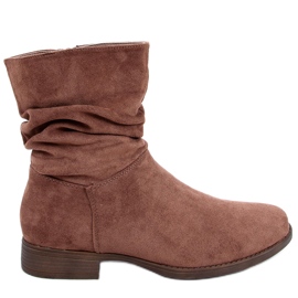 BM Stivali bassi in camoscio Wever Khaki marrone cachi