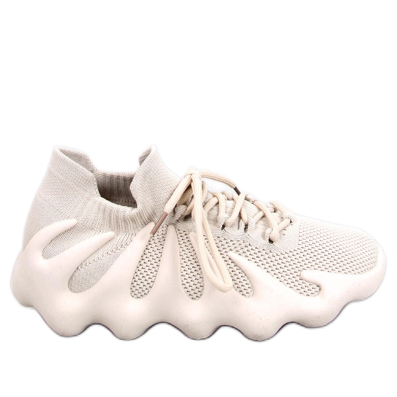 BM Eaton Beige scarpe da ginnastica a calzino