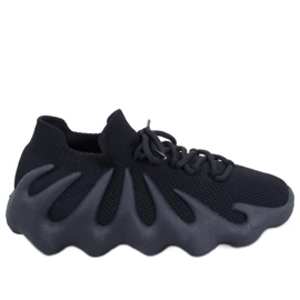 BM Scarpe da ginnastica a calzino Eaton Black nero