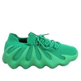 BM Scarpe da ginnastica a calzino Eaton Green verde