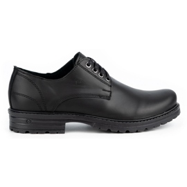 Polbut Stivali in pelle da uomo 2120 neri nero