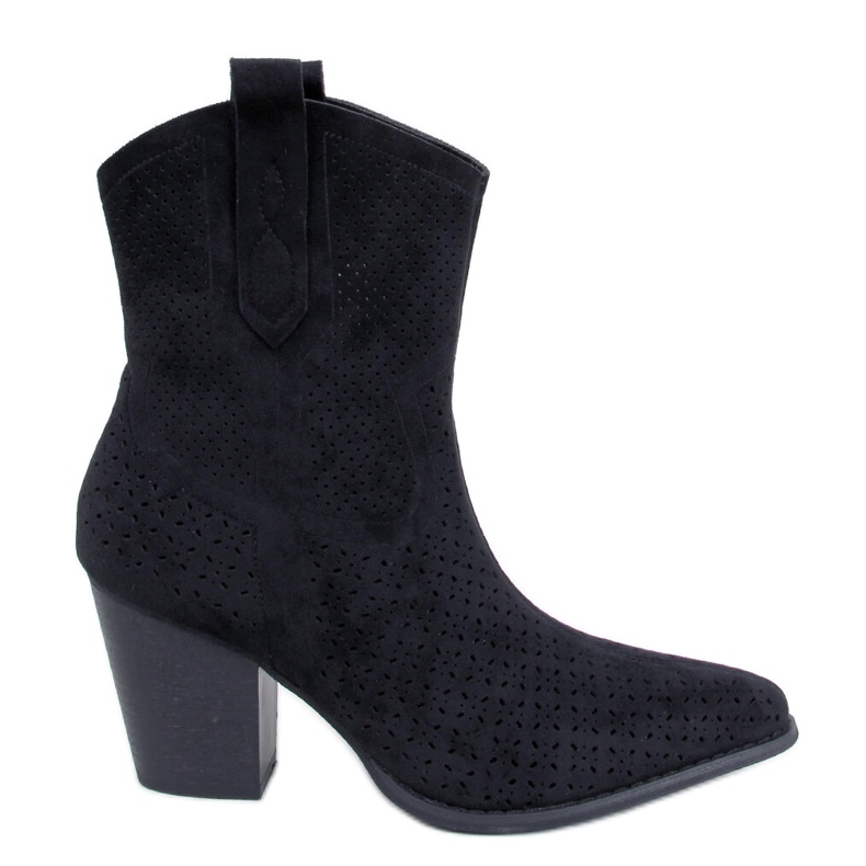 BM Stivali texani traforati Douglas Black nero