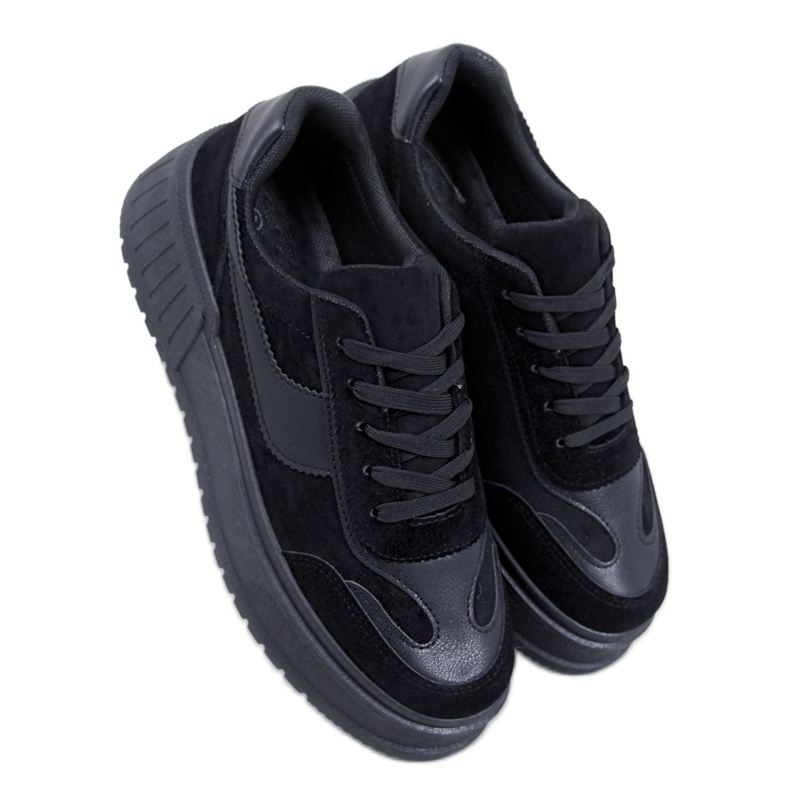BM Scarpe da ginnastica con plateau Kirby nere nero