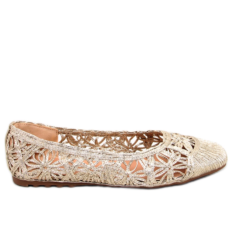BM Ballerine traforate Sarita Gold d'oro