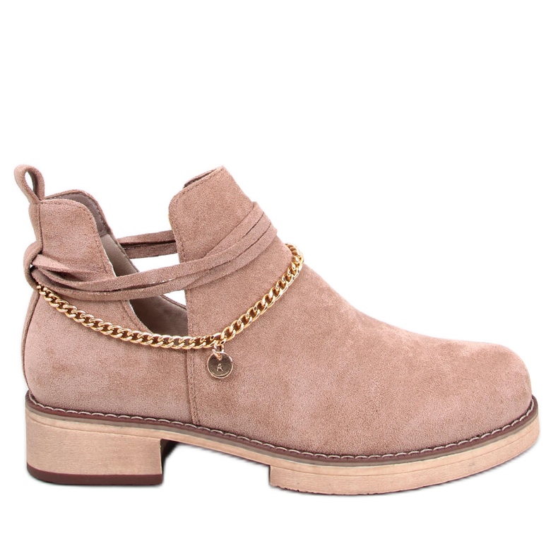 BM Stivali tagliati primaverili Sienna Khaki beige