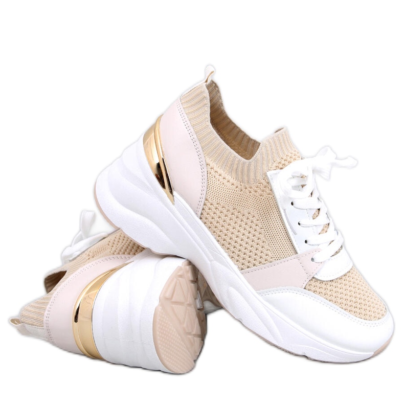 BM Sneaker con zeppa Davis Beige