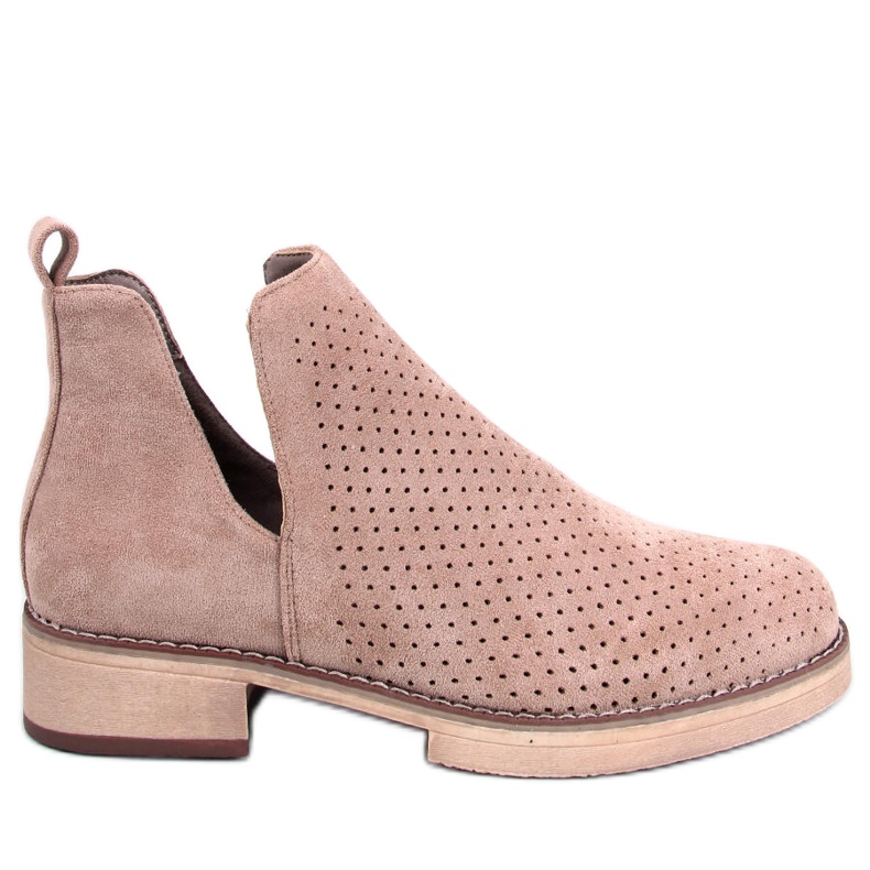 BM Stivali primaverili traforati Neve Khaki beige cachi