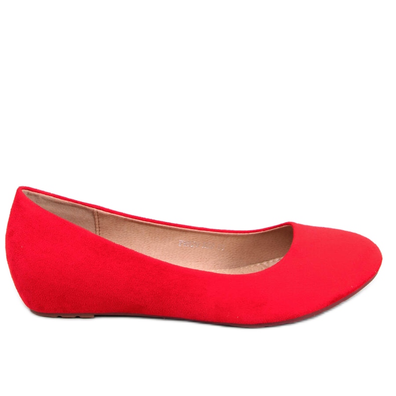 BM Ballerine con zeppa rossa Lumley rosso